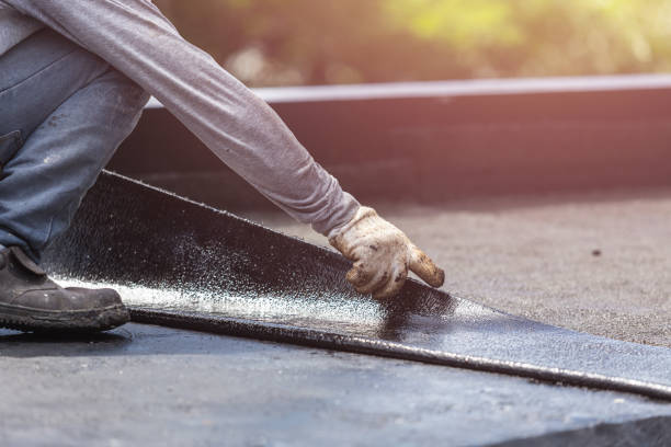 Professional Waterproofing technician working in Shelby, NC